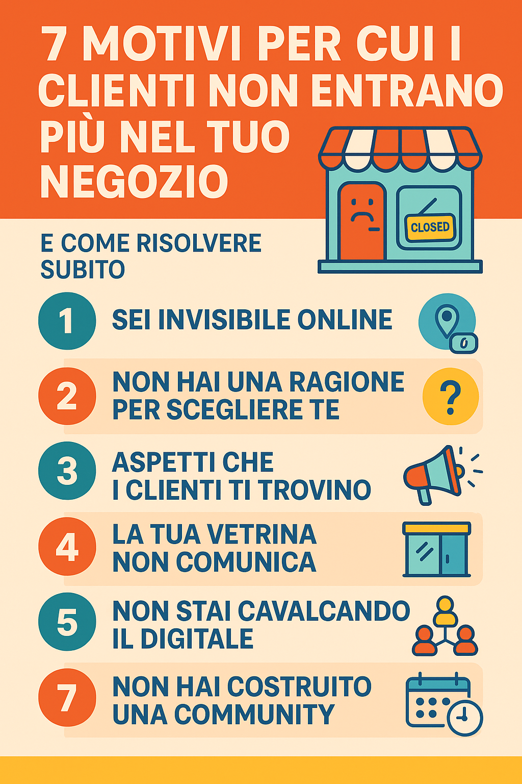 7 Motivi per cui i Clienti non entrano più nel tuo negozio (e come ...